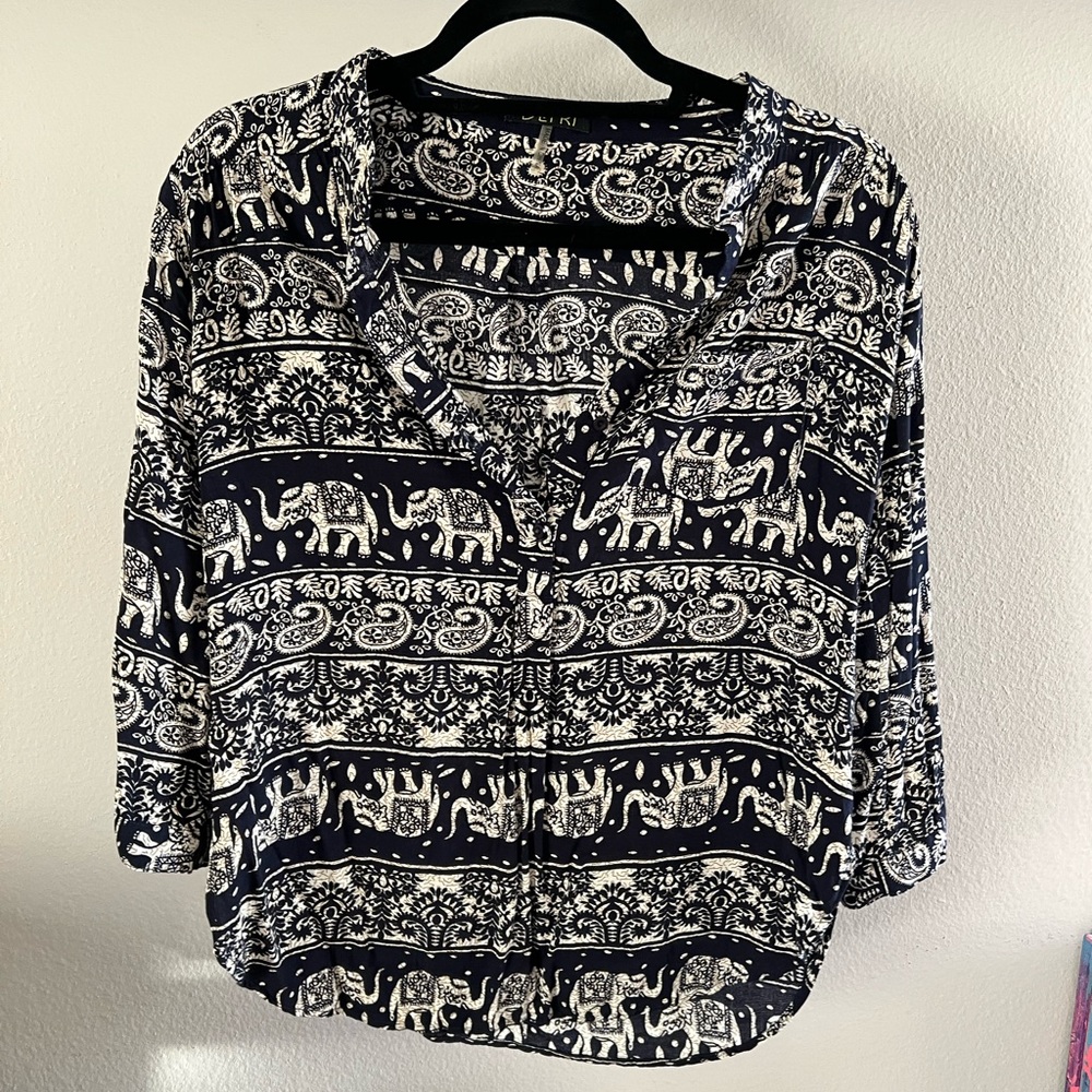 Depri Elephant print Blouse S